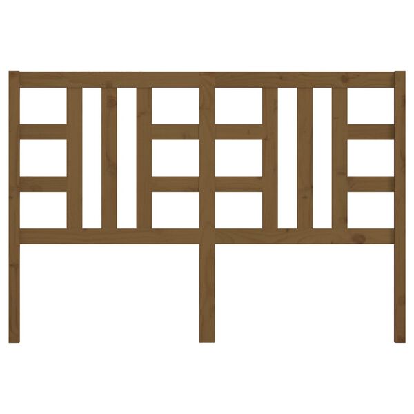 vidaXL Kopfteil Honigbraun 156x4x100 cm Massivholz Kiefer