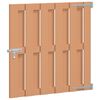 vidaXL Gartentor 100 x 100 cm WPC und Aluminium Braun
