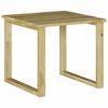 vidaXL Tisch Natur 40 x 40 x 36 cm Impr&auml;gniertes Kiefernholz