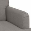 vidaXL Sofa 60cm Taupe Metall