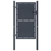vidaXL Gartentor aus Stahl 100 x 125 cm Anthrazit