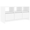 vidaXL TV-Schrank Hochglanz-Wei&szlig; 102x37,5x52,5 cm Holzwerkstoff