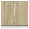 vidaXL Unterschrank Lyon Sonoma-Eiche 80x46x81,5 cm Holzwerkstoff