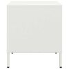 vidaXL Nachttische 2 Stk. Wei&szlig; 35x39x43,5 cm Stahl
