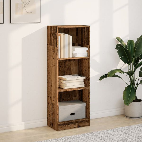 vidaXL Bücherregal Altholz-Optik 40x24x109 cm Holzwerkstoff