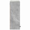 vidaXL Badezimmerschrank Wandmontiert Beton Grau 39 x 23,5 x 65 cm