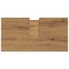 vidaXL Waschbeckenunterschrank Artisan-Eiche 65x33x60 cm Holzwerkstoff