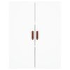 vidaXL Highboard Wei&szlig; 69,5x34x180 cm Holzwerkstoff