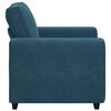 vidaXL Sessel Blau 100x77x82 cm Samt