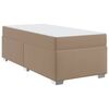 vidaXL Bettrahmen Cappuccino 90 x 200 cm PVC