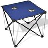 Klappbarer Campingtisch blau