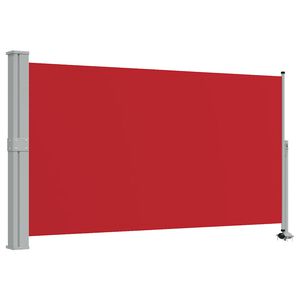 vidaXL Ausziehbare Seitenmarkise 140 x 300 cm Rot