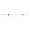 vidaXL Schwebendes Regal Glas 80x20 cm 8 mm