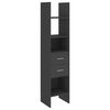 vidaXL B&uuml;cherregal Grau 40x35x180 cm Holzwerkstoff