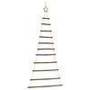 vidaXL H&auml;ngender Weihnachtsbaum mit Sternspitze 74x150 cm Naturzweig