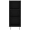 vidaXL Sideboard Schwarz 34,5x32,5x90 cm Holzwerkstoff