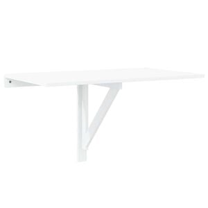 vidaXL Wand-Klapptisch Hochglanz-Wei&szlig; 100x60x56 cm Holzwerkstoff