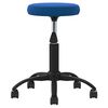 vidaXL Massagehocker Samt Blau