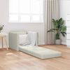 vidaXL Schlafsofa Creme 74 x 77 x 81 cm Samt
