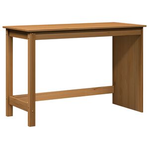 vidaXL Schreibtisch Honigbraun 112 x 50 x 75 cm Massivholz Kiefer