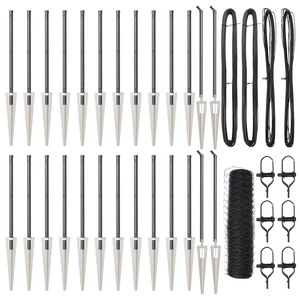 vidaXL Zaunpfosten Grau