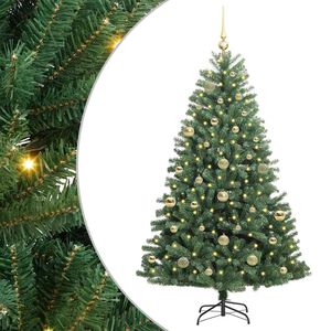 vidaXL K&uuml;nstlicher klappbarer Weihnachtsbaum Gr&uuml;n 150 cm