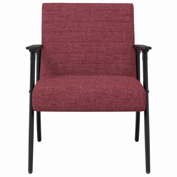 vidaXL Sessel Weinrot 59 x 75 x 78 cm Stoff