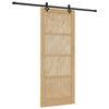 vidaXL Schiebet&uuml;r ORKDAL Natur 86 x 211 cm Massives Kiefernholz