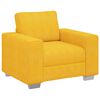 vidaXL Sessel Hellgelb 100x77x82 cm Cordstoff