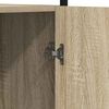 vidaXL Badezimmerschrank Sonoma 33 x 33 x 185,5 cm Holzwerkstoff