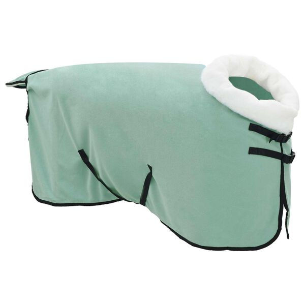 vidaXL Pferdedecke Dunkelgr&uuml;n 75 cm Polarfleece