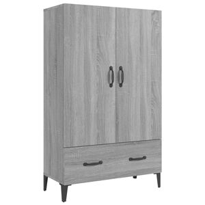 vidaXL Highboard Grau Sonoma 70x31x115 cm Holzwerkstoff