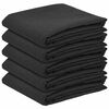 vidaXL Tischdecke 5 stk. Oval Dunkelgrau 95 x 220 cm