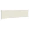 vidaXL Seitenmarkise Ausziehbar 600x160 cm Creme