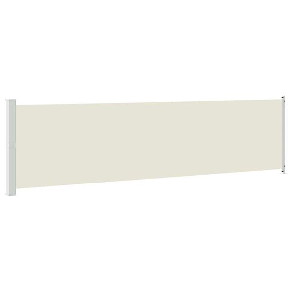 vidaXL Seitenmarkise Ausziehbar 600x160 cm Creme