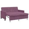 vidaXL Schlafsofa Lila Stoff