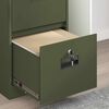 vidaXL Aktenschrank Olive Gr&uuml;n 44 x 50 x 106,5 cm Kaltgewalzter Stahl