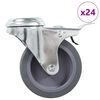 vidaXL 24 Stk. Lenkrollen mit R&uuml;ckenloch 75 mm