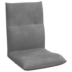 vidaXL Bodenstuhl Dunkelgrau 46 x 50 x 61 cm Samt