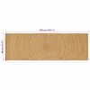 vidaXL Bereichsteppiche Rechtwinklig Braun 80 x 300 cm Jute