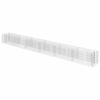 vidaXL Gabionen-Hochbeet Verzinkter Stahl 540&times;50&times;50 cm