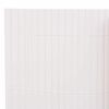 vidaXL Gartenzaun Wei&szlig; 150 x 500 cm PVC