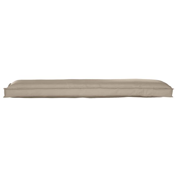 vidaXL Palettenkissenset 2 pcs Taupe 150 x 40 x 8 cm Oxford-Stoff