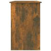 vidaXL Schreibtisch Räuchereiche 100x50x76 cm Holzwerkstoff