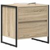 vidaXL Nachttisch Sonoma 50 x 39,5 x 50 cm Holzwerkstoff