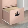 vidaXL Aktenschrank Rosa 45,5 x 42 x 106,5 cm Kaltgewalzter Stahl