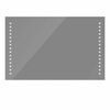 vidaXL Badspiegel mit LED-Leuchten 100&times;60 cm