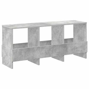 vidaXL Magazinregal Beton Grau 102 x 30 x 45 cm