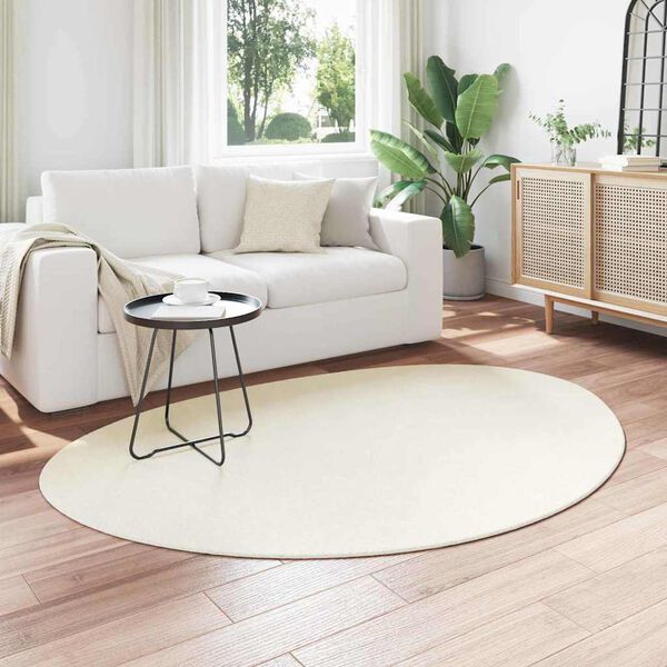 vidaXL Bereichsteppiche HUARTE Creme 120 x 170 cm Polyester