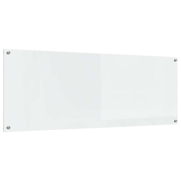 vidaXL Küchenrückwand Transparent 110 x 40 x 0,6 cm Gehärtetes Glas